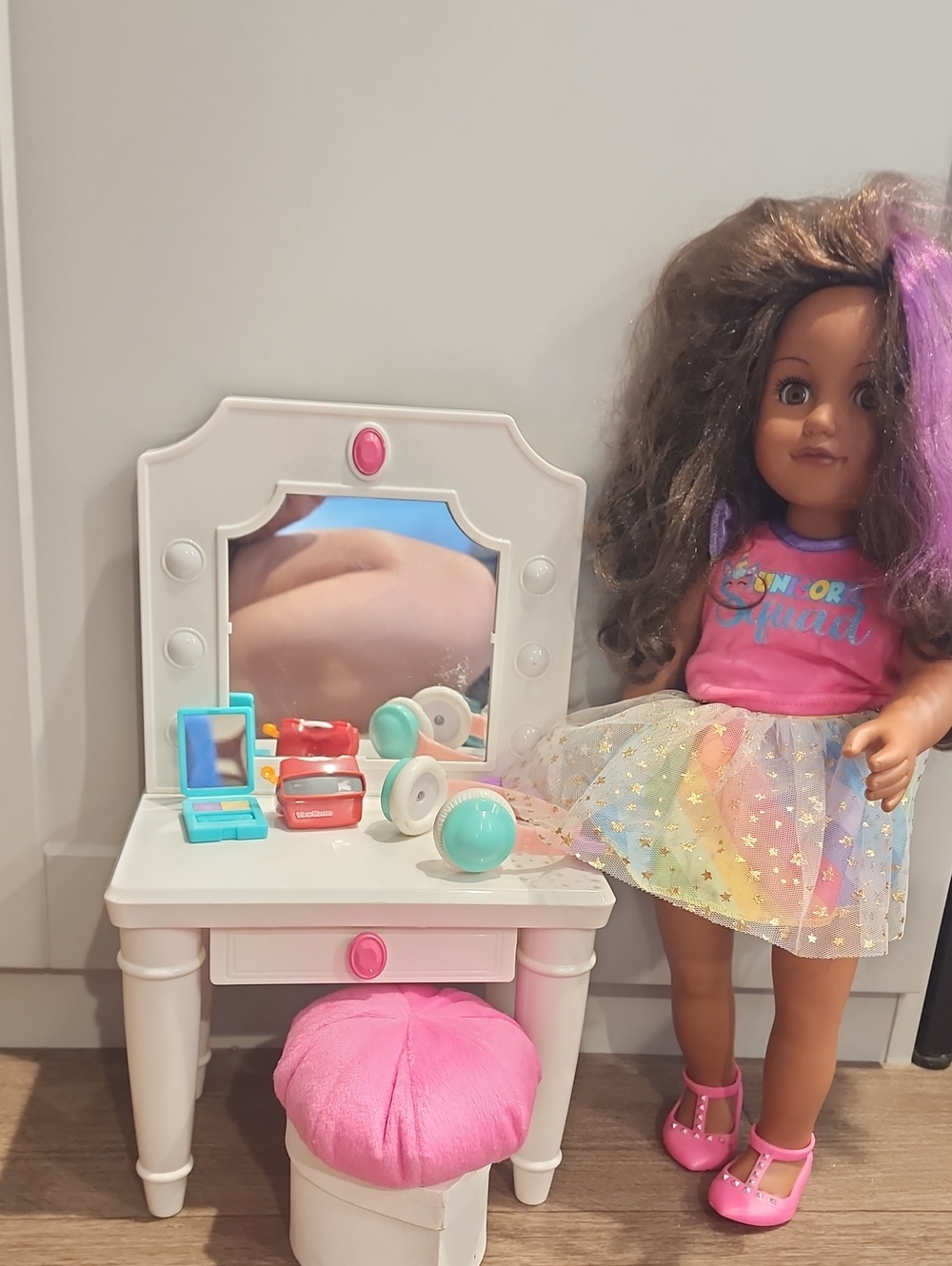 18in doll vantiy doll set